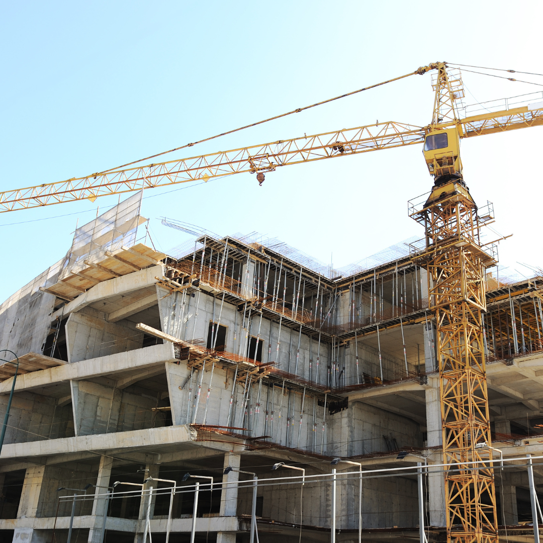 Chantier immeuble en construction pour vente en état futur d'achèvement / Achat sur plan 