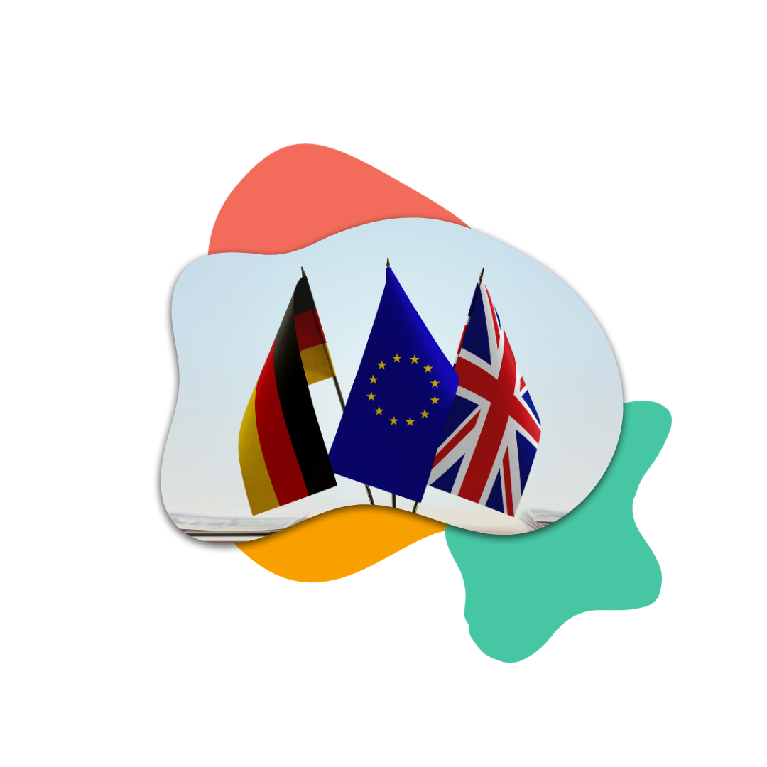 Illustration du notaire parlant allemand et anglais